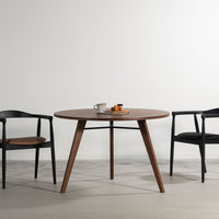 Curve Arm Chair BK×BK / カーブ アームチェア ブラック×ブラック