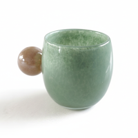 Ball Handle Mug green × Pink / ボールハンドルマグ グリーン×ピンク
