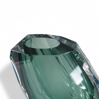 Prism Glass Vase Emerald / プリズム グラスベース エメラルド