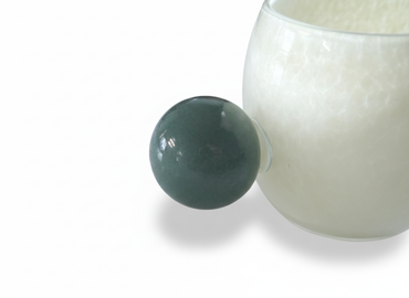 Ball Handle Mug Ivory × green / ボールハンドルマグ アイボリー×グリーン