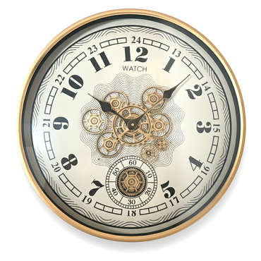 Industrial Gear Wall Clock WH / インダストリアル ギア ウォールクロック ホワイト