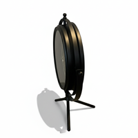 Antique Gear Globe Clock BK/ アンティーク ギア グローブ クロック ブラック