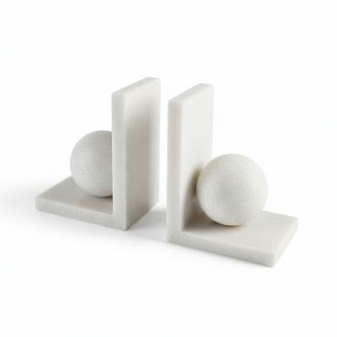 Marble Ball Pair of Bookends / マーブル ボール ペア オブ ブックエンド