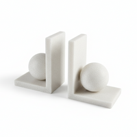 Marble Ball Pair of Bookends / マーブル ボール ペア オブ ブックエンド