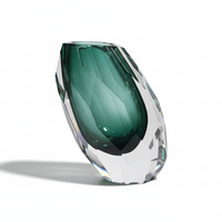 Prism Glass Vase Emerald / プリズム グラスベース エメラルド