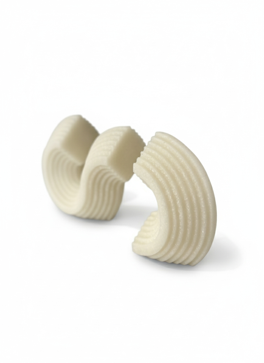 Curva Bookends – Artificial Marble / 人工大理石製 カーブ ブック