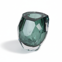 Prism Glass Vase Emerald / プリズム グラスベース エメラルド