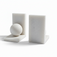 Marble Ball Pair of Bookends / マーブル ボール ペア オブ ブックエンド