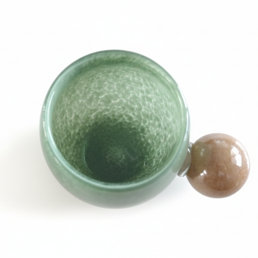 Ball Handle Mug green × Pink / ボールハンドルマグ グリーン×ピンク