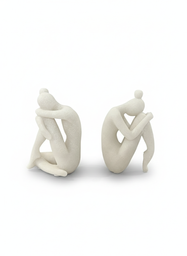 Thinking Woman Bookends – Artificial Marble / 人工大理石製 考える女性 ブックエンド