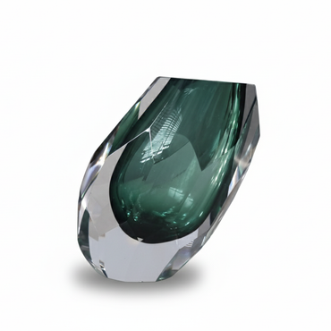 Prism Glass Vase Emerald / プリズム グラスベース エメラルド