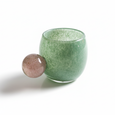 Ball Handle Mug green × Pink / ボールハンドルマグ グリーン×ピンク