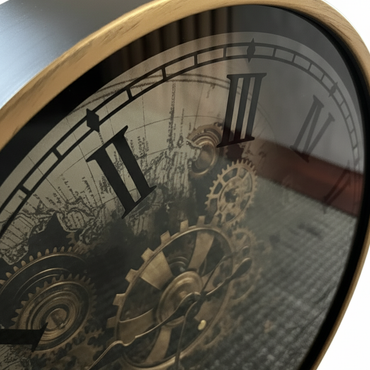 Mechanical Atlas Wall Clock SV/ メカニカル アトラス ウォールクロック シルバー