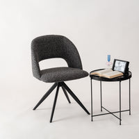 Bulka Swivel Chair DGY / ブルカ スイベルチェア ダークグレー