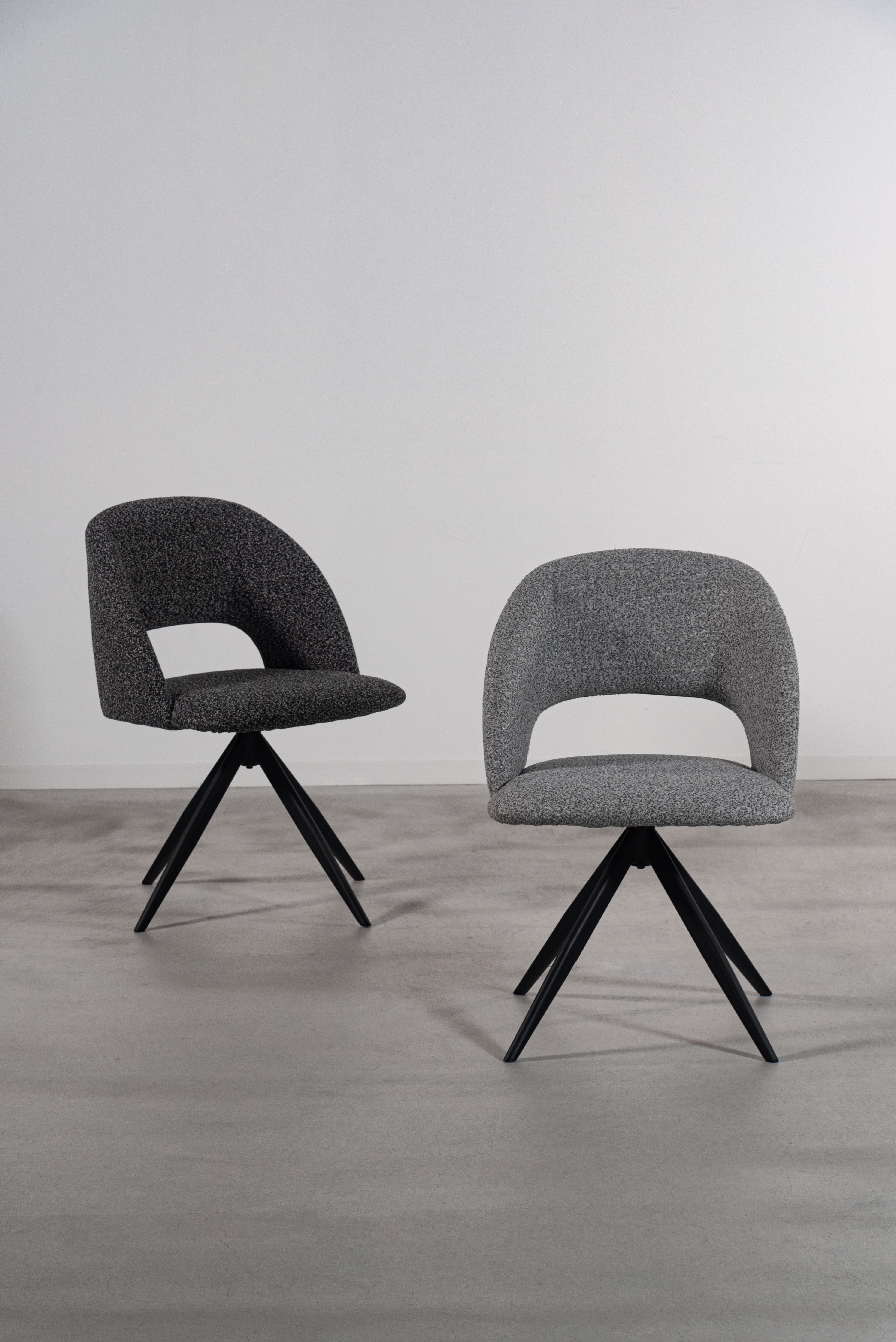 Bulka Swivel Chair DGY / ブルカ スイベルチェア ダークグレー