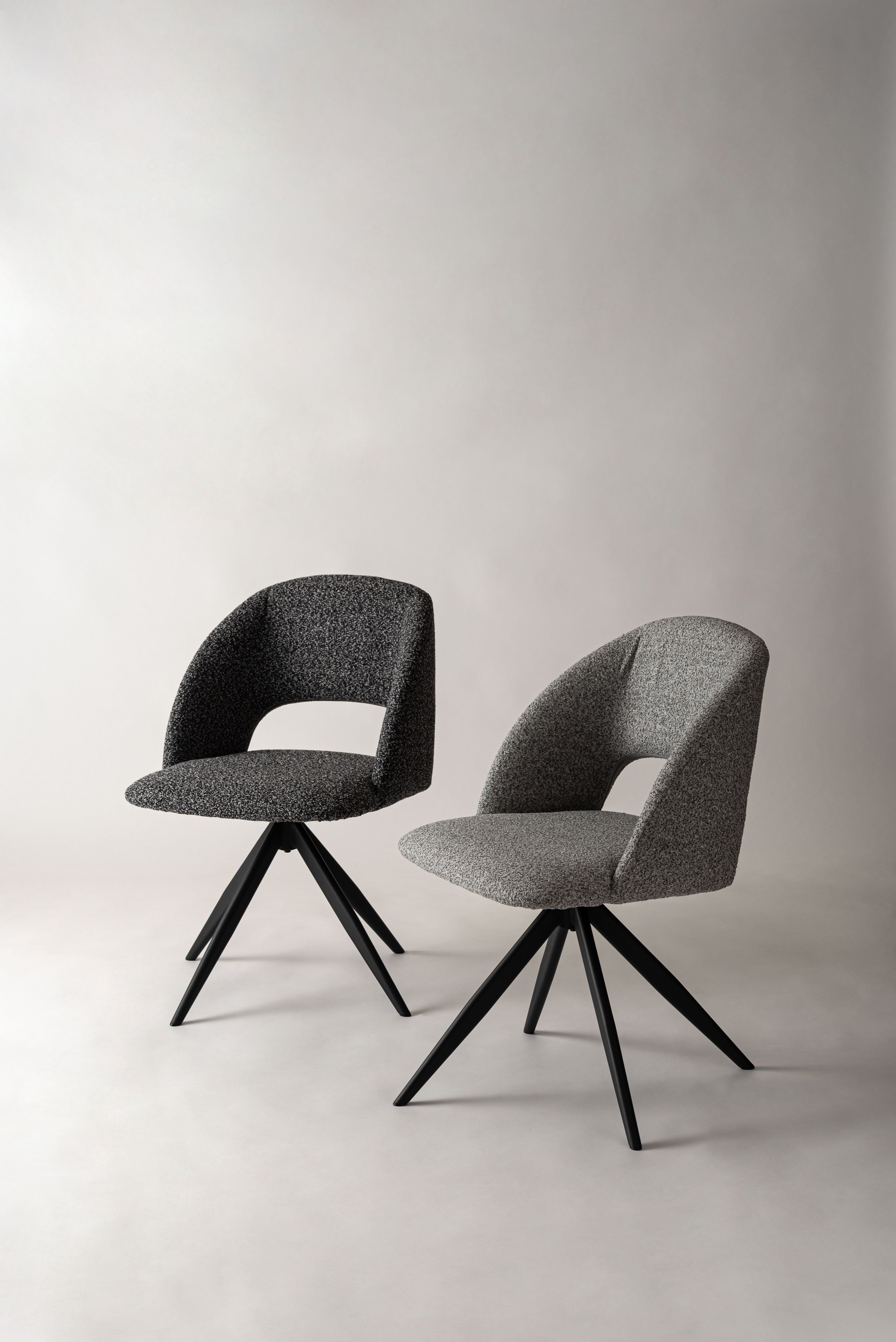 Bulka Swivel Chair DGY / ブルカ スイベルチェア ダークグレー
