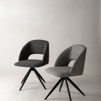 Bulka Swivel Chair DGY / ブルカ スイベルチェア ダークグレー