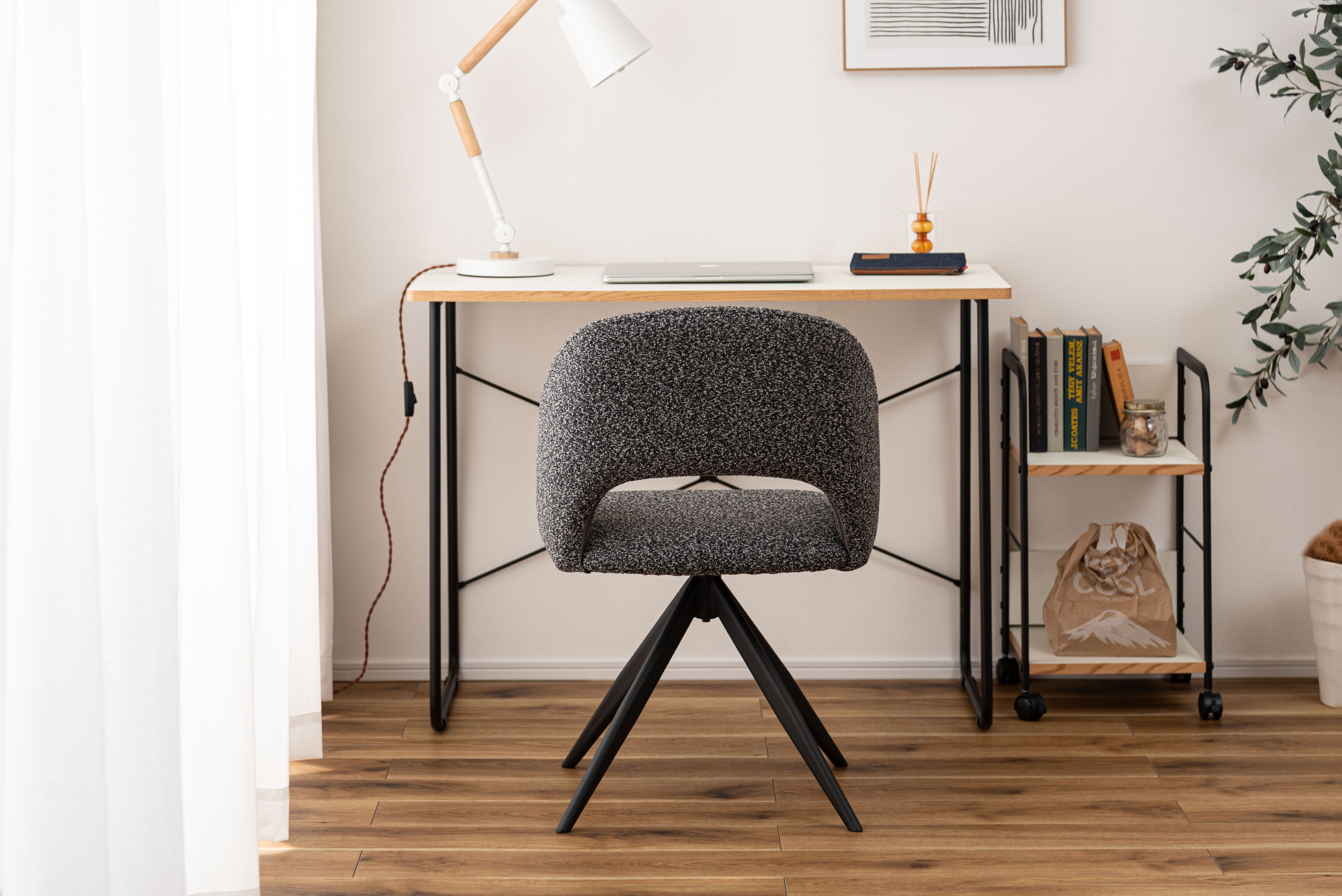 Bulka Swivel Chair DGY / ブルカ スイベルチェア ダークグレー