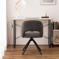 Bulka Swivel Chair DGY / ブルカ スイベルチェア ダークグレー