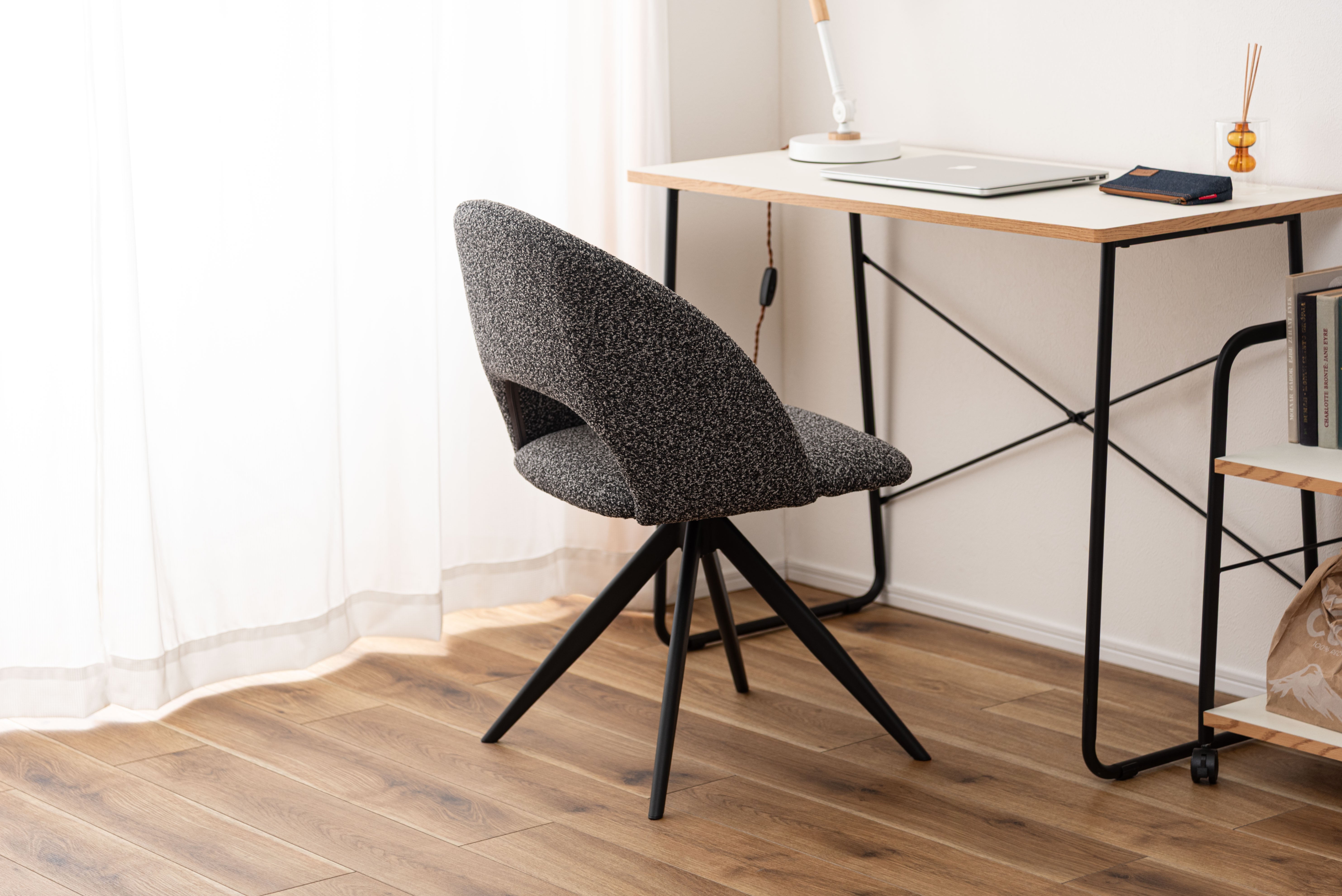 Bulka Swivel Chair DGY / ブルカ スイベルチェア ダークグレー