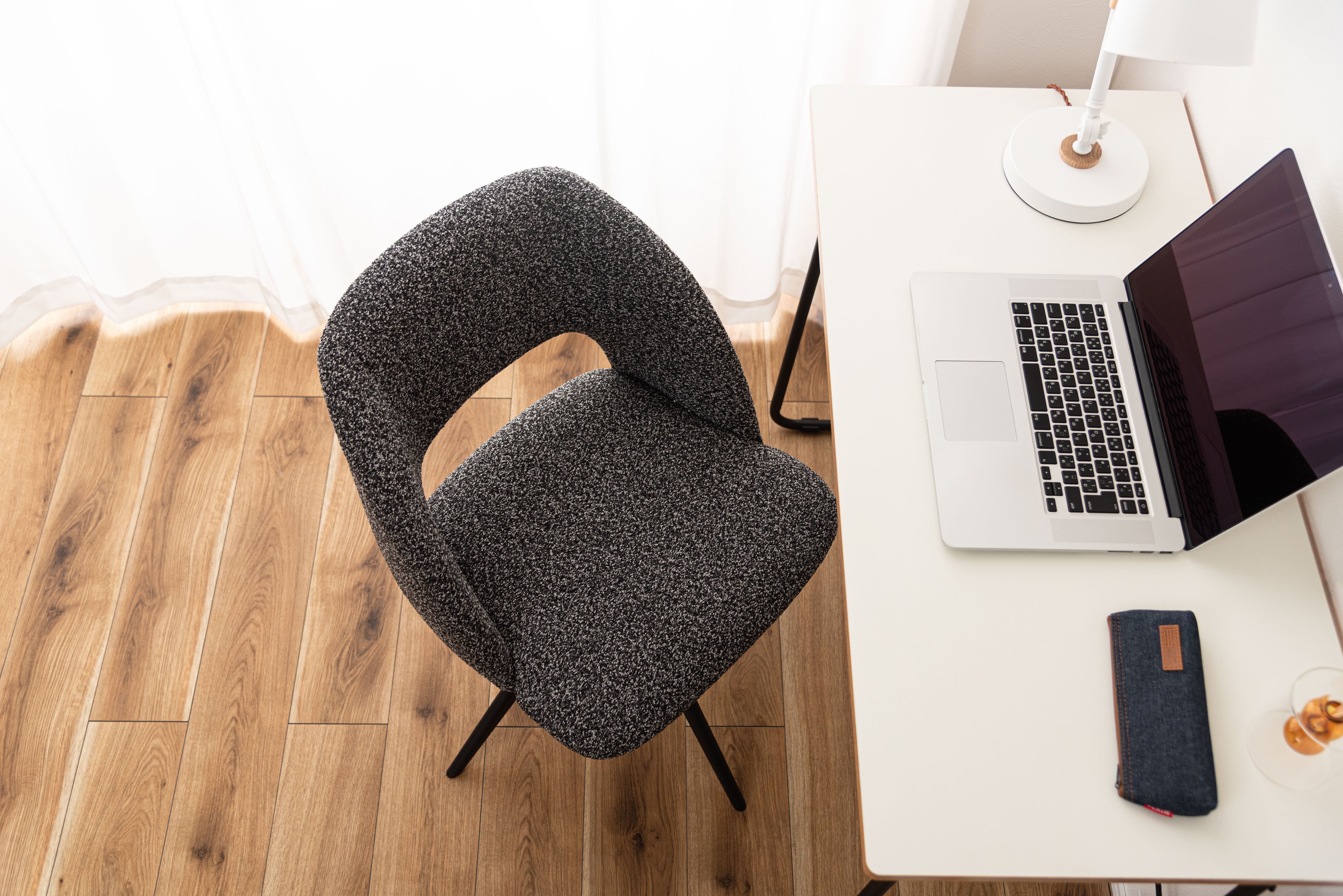 Bulka Swivel Chair DGY / ブルカ スイベルチェア ダークグレー