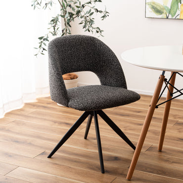 Bulka Swivel Chair DGY / ブルカ スイベルチェア ダークグレー