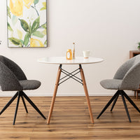 Bulka Swivel Chair DGY / ブルカ スイベルチェア ダークグレー