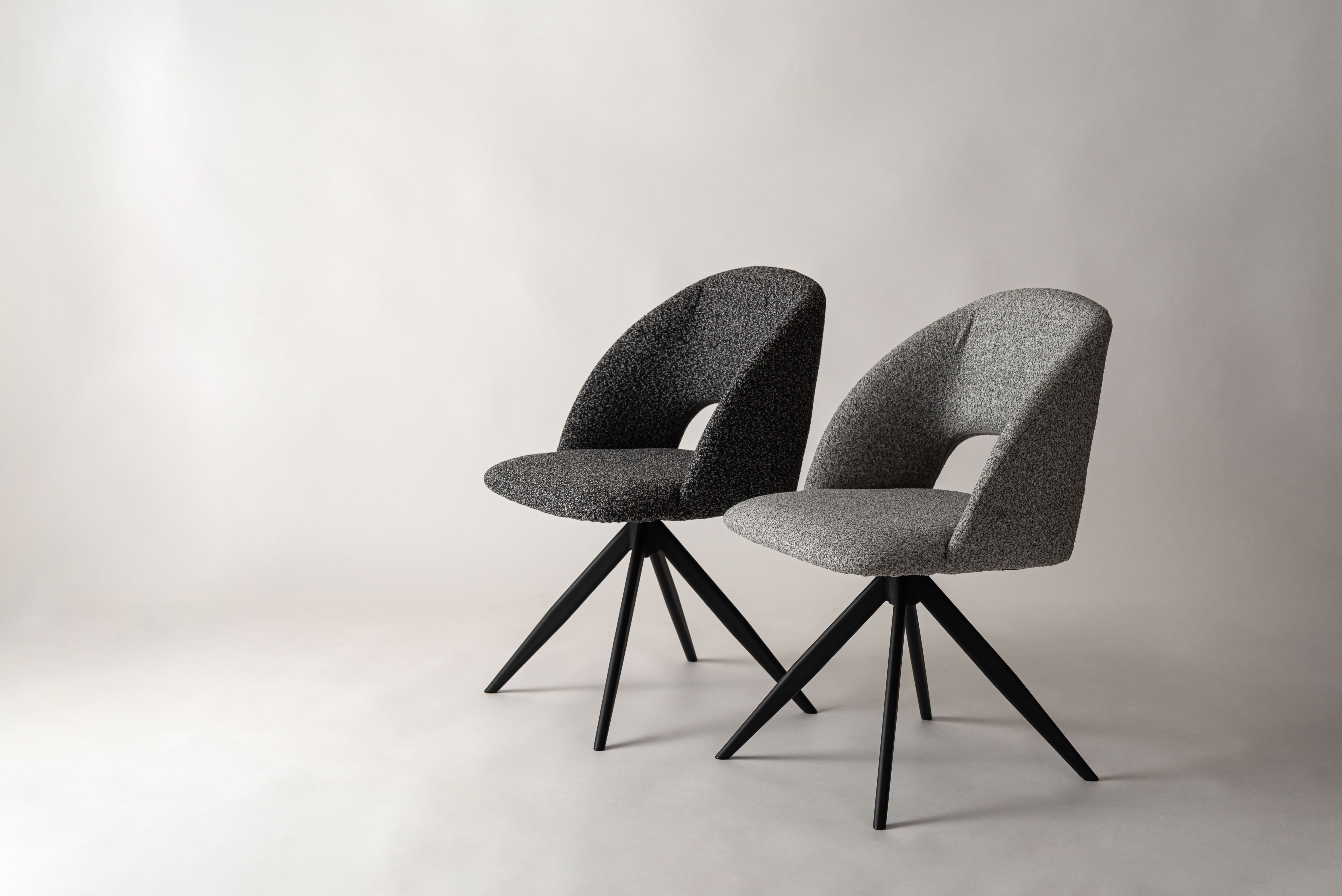 Bulka Swivel Chair LGY / ブルカ スイベルチェア ライトグレー