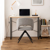 Bulka Swivel Chair LGY / ブルカ スイベルチェア ライトグレー
