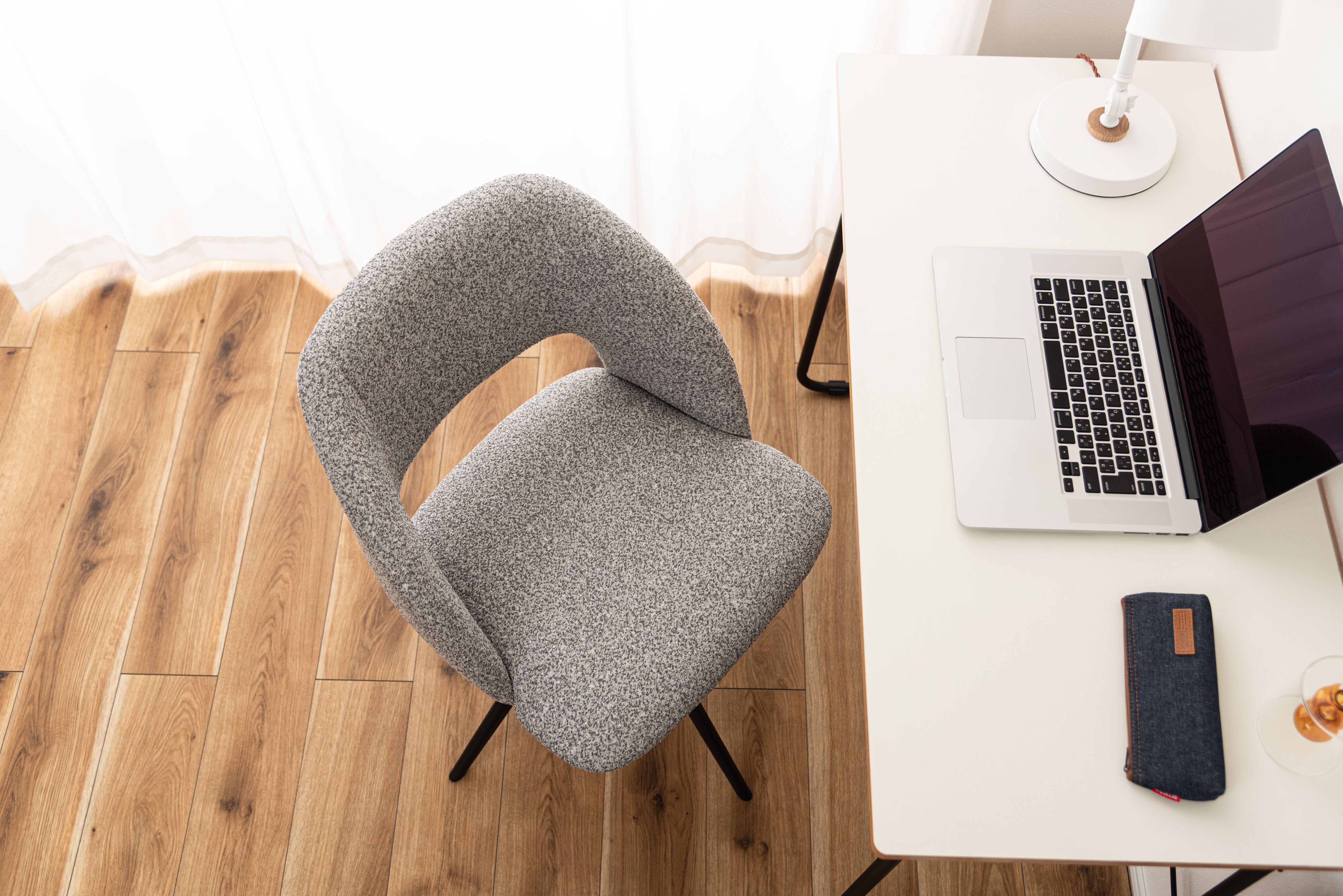 Bulka Swivel Chair LGY / ブルカ スイベルチェア ライトグレー