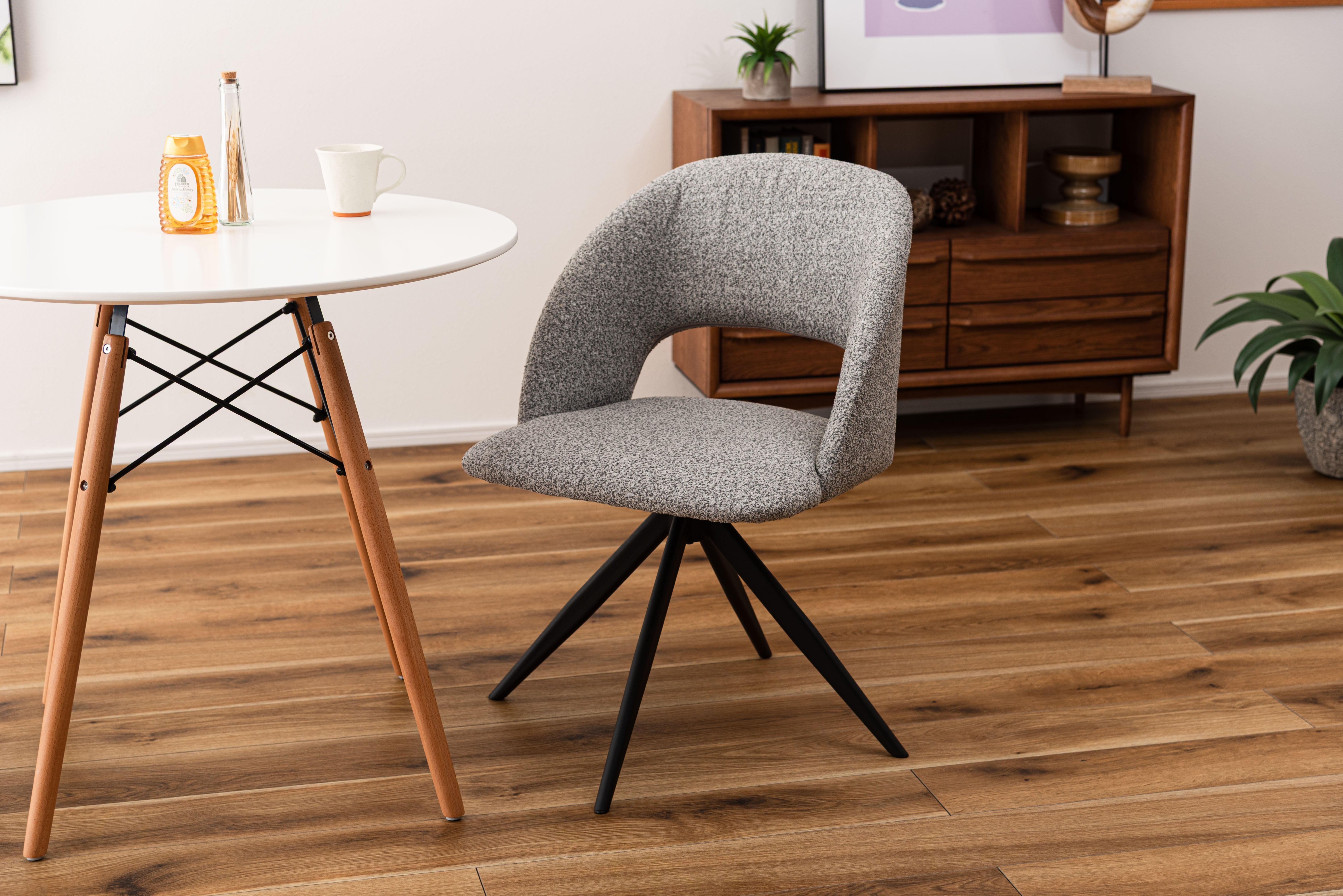 Bulka Swivel Chair LGY / ブルカ スイベルチェア ライトグレー