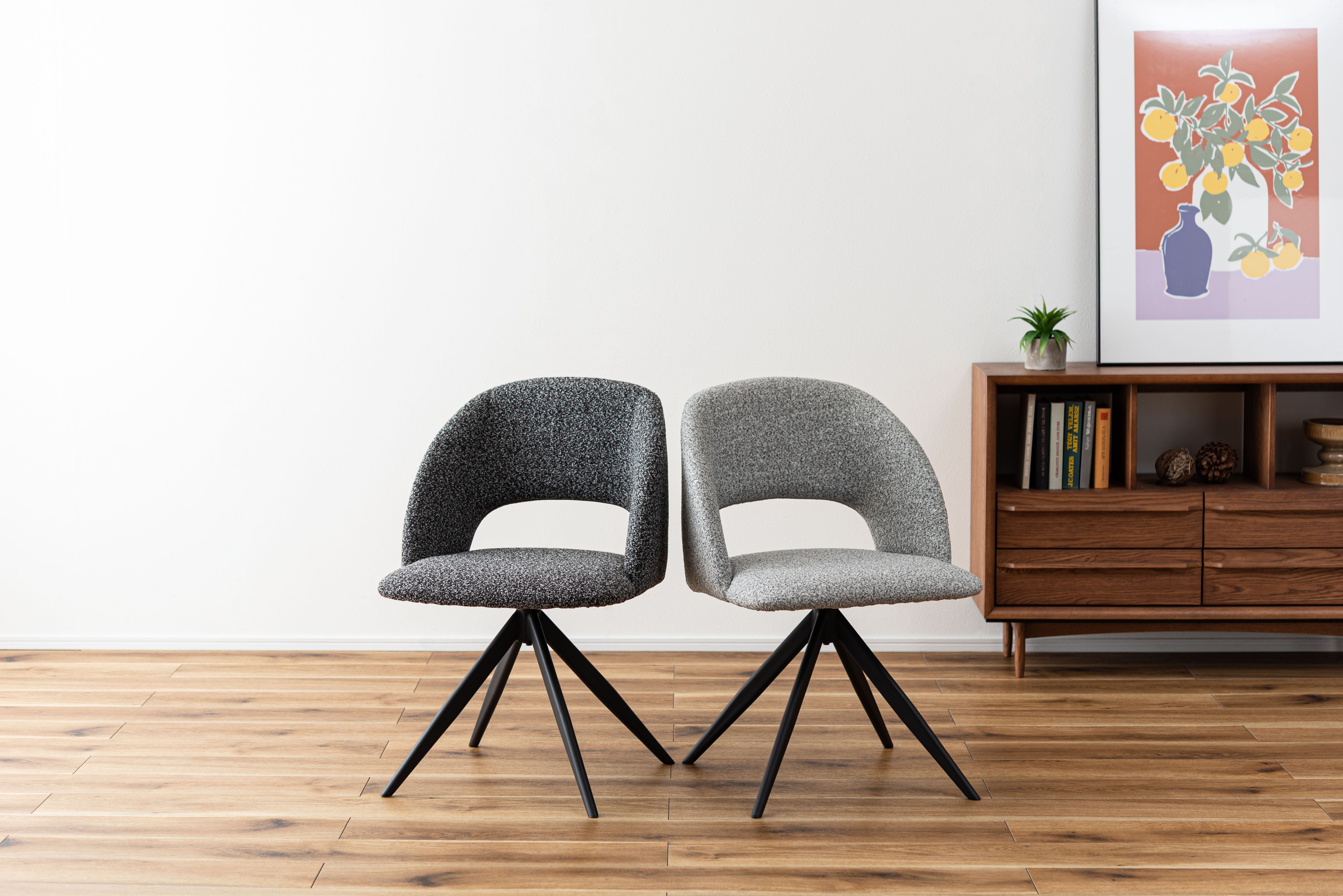 Bulka Swivel Chair LGY / ブルカ スイベルチェア ライトグレー