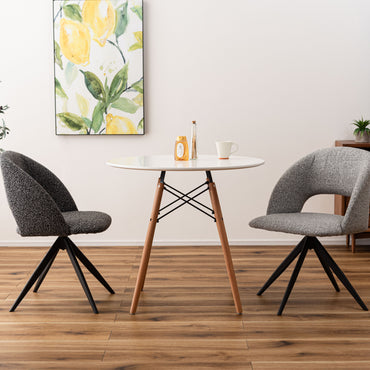 Bulka Swivel Chair LGY / ブルカ スイベルチェア ライトグレー