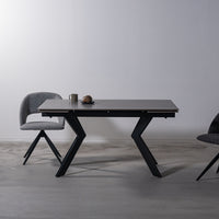 Strix Dining Table BK / ストリクス ダイニングテーブル ブラック