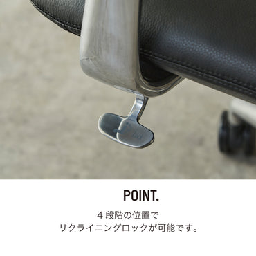 Davi Leather Executive Chair HB / ダビ レザーエグゼクティブ チェア ハイバック