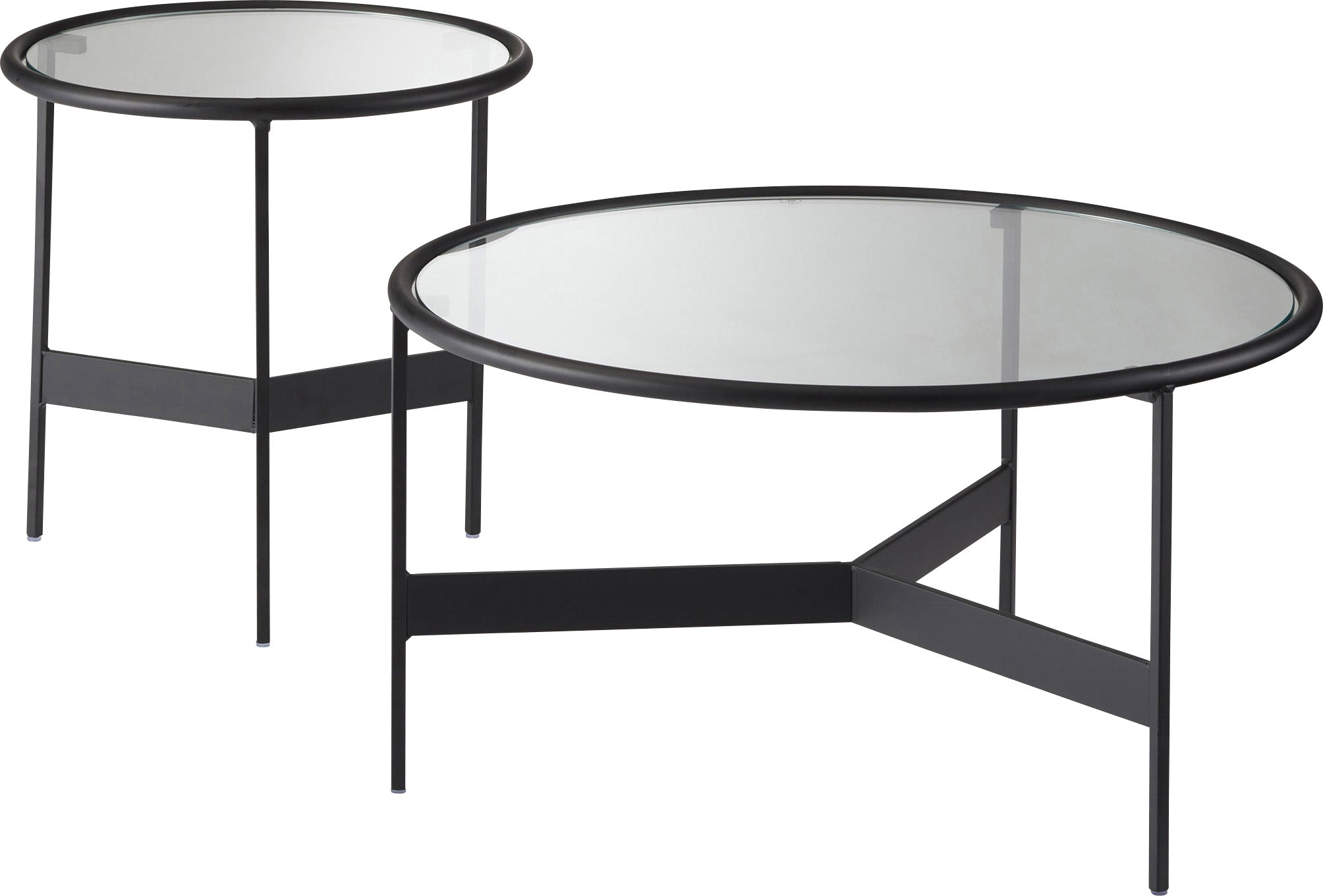 Lune Glass Table  / リュンヌ ガラステーブル【S】