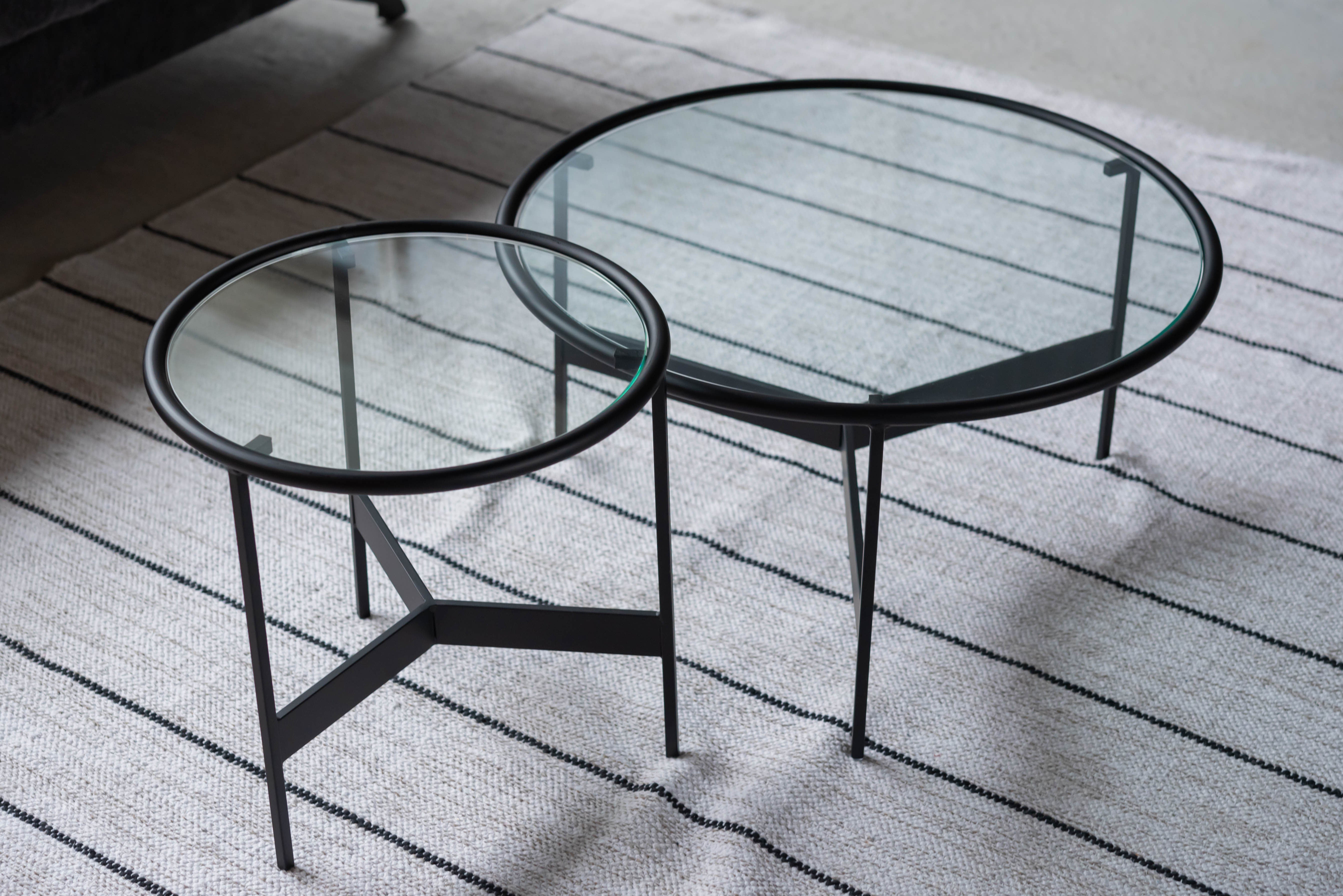 Lune Glass Table  / リュンヌ ガラステーブル【L】