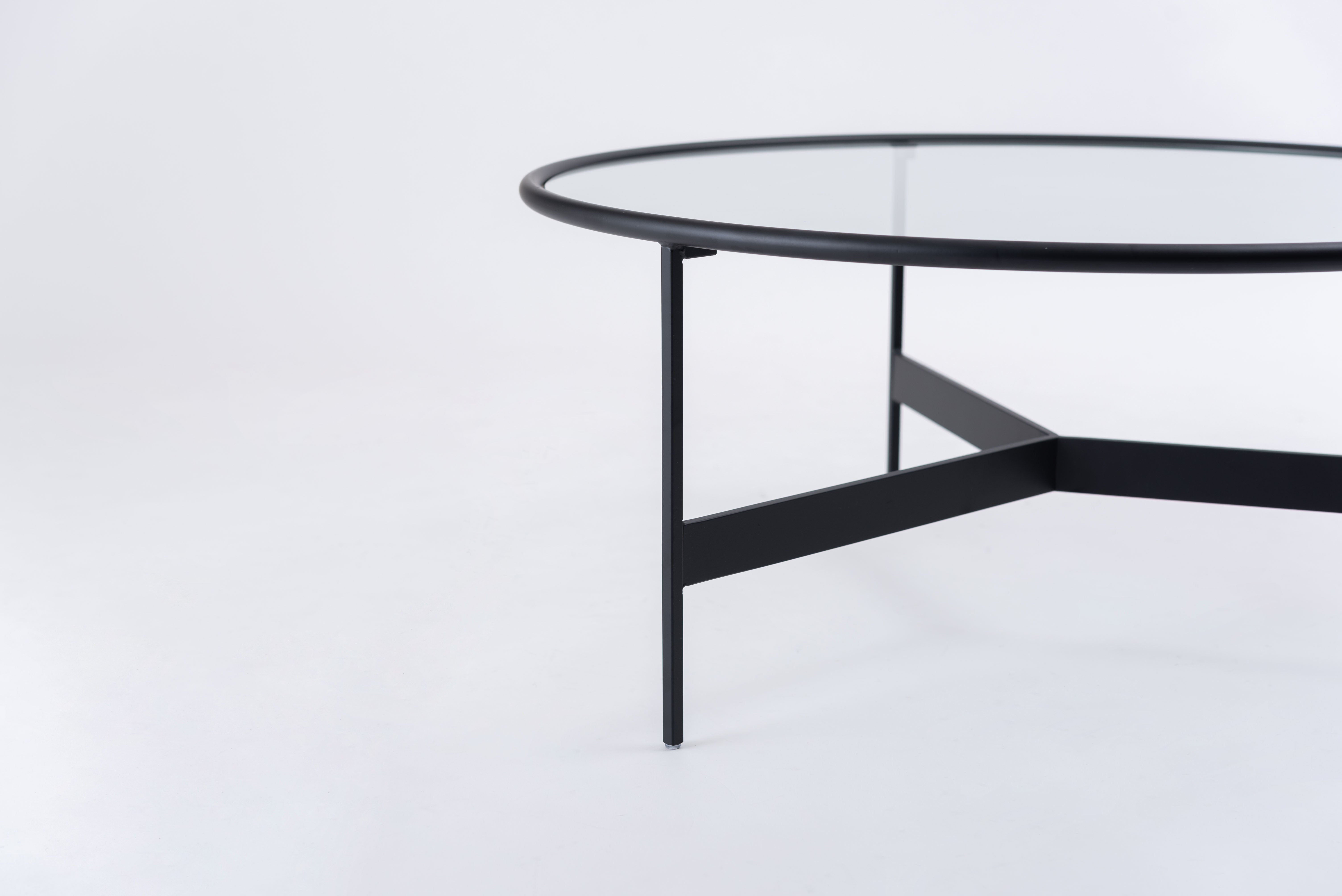 Lune Glass Table  / リュンヌ ガラステーブル【LL】