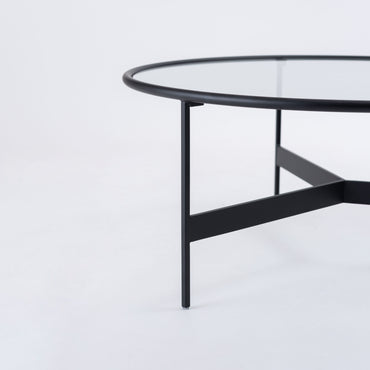 Lune Glass Table  / リュンヌ ガラステーブル【LL】