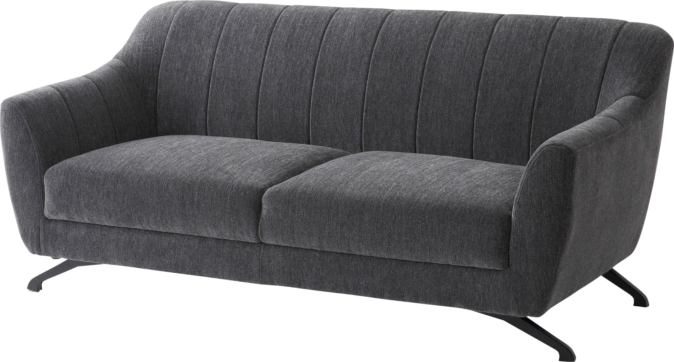 Welt 2P Sofa DGY / ウェルト 2P ソファ ダークグレー