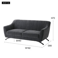Welt 2P Sofa DGY / ウェルト 2P ソファ ダークグレー