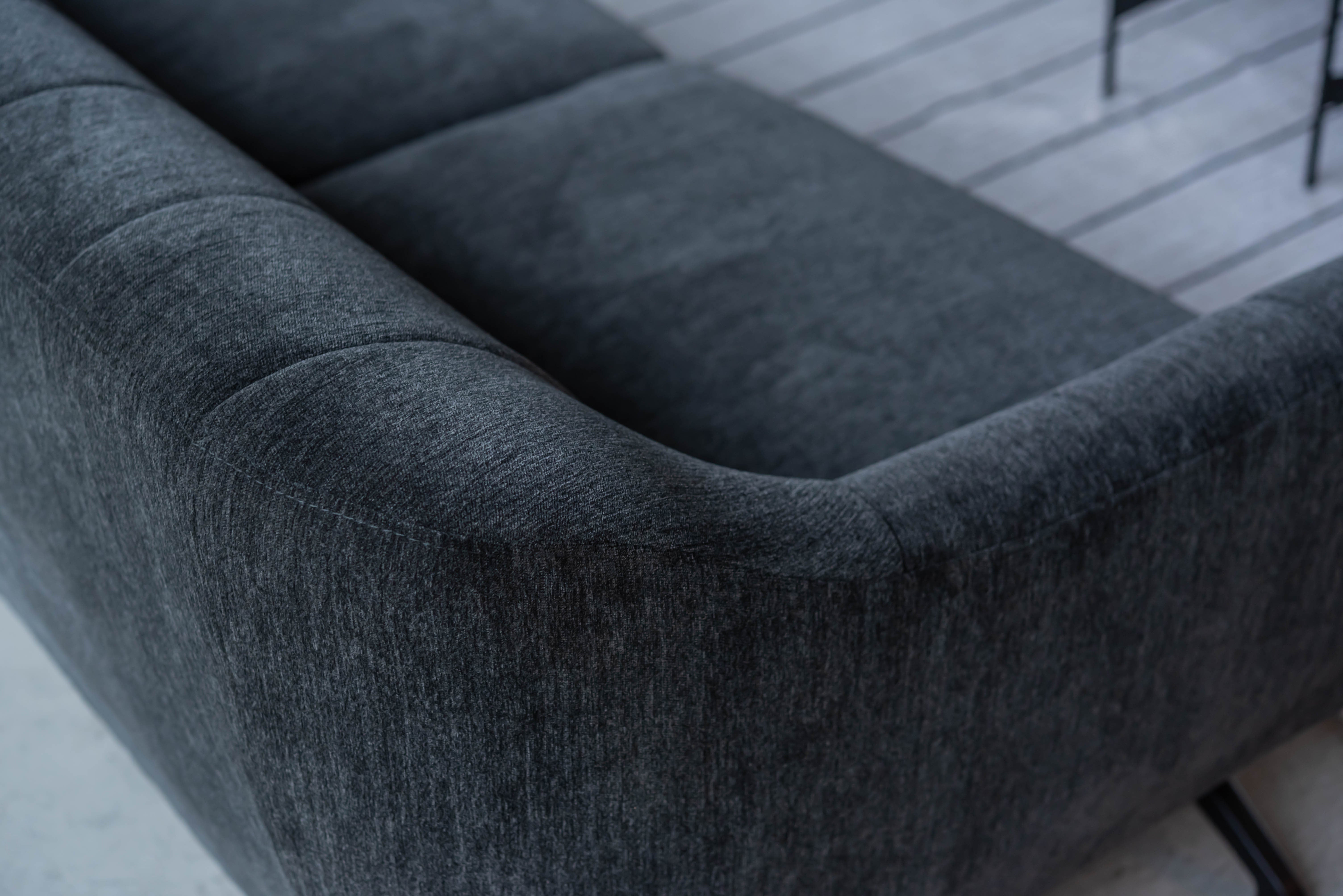 Welt 3P Sofa DGY/ ウェルト 3P ソファ ダークグレー