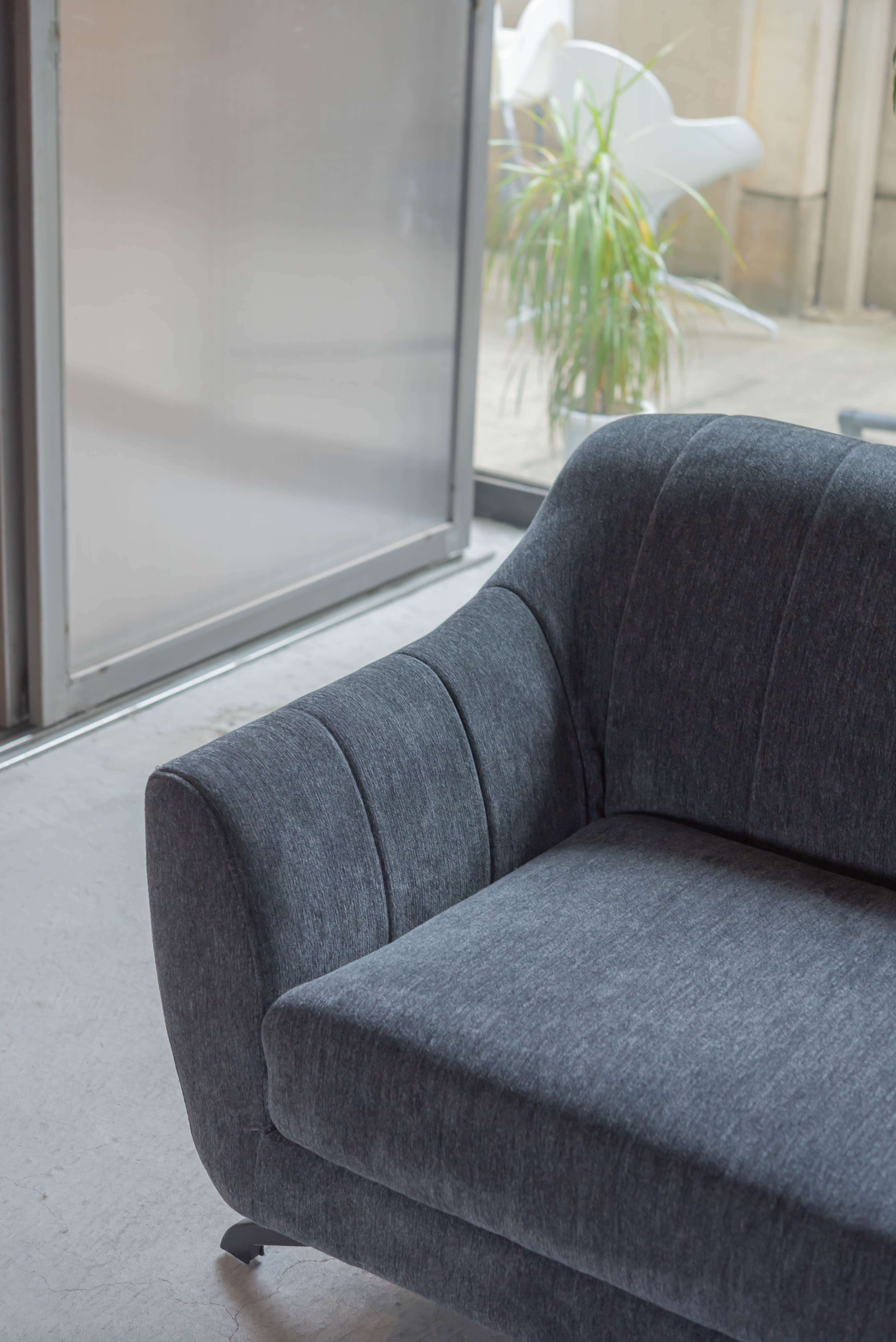 Welt 3P Sofa DGY/ ウェルト 3P ソファ ダークグレー