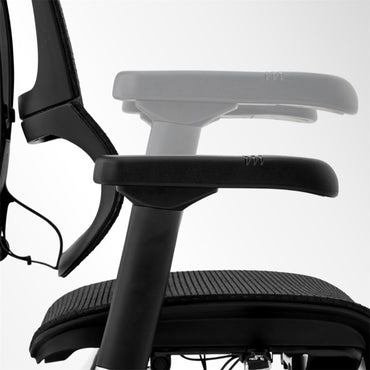 【5Dアームレスト搭載モデル】Ergohuman PRO2 Ottoman Gray Frame / エルゴヒューマン プロ2 オットマン グレーフレーム