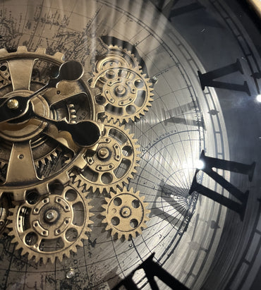 Mechanical Atlas Wall Clock SV/ メカニカル アトラス ウォールクロック シルバー