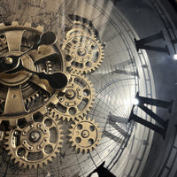 Mechanical Atlas Wall Clock SV/ メカニカル アトラス ウォールクロック シルバー