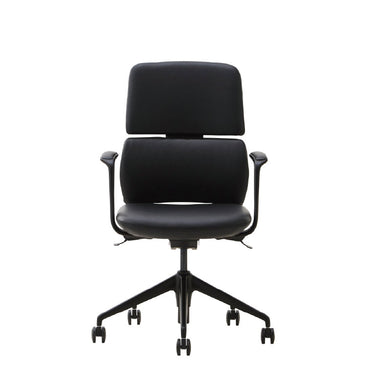 Davi Leather Executive Chair LB / ダビ レザーエグゼクティブ チェア ローバック