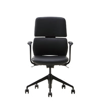 Davi Leather Executive Chair LB / ダビ レザーエグゼクティブ チェア ローバック