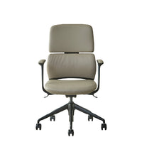 Davi Leather Executive Chair LB / ダビ レザーエグゼクティブ チェア ローバック