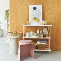 Cone Stone Table LGY / コーン ストーンテーブル ライトグレー